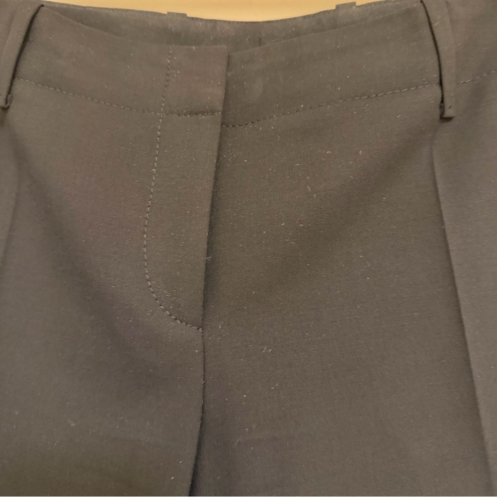 Hugo Boss Classic Black Flare Pants in wool fabric - Picture 2 of 9
